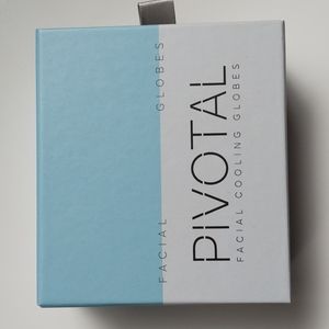New PIVOTAL Facial Glass Cooling Globes for Puffy Facial Areas NEW IN BOX